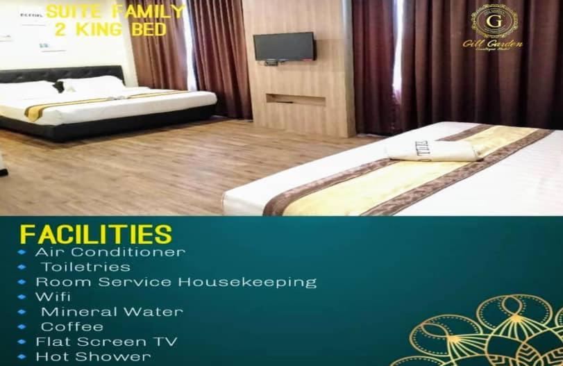 Gill Garden Boutique Hotel ملقا الغرفة الصورة