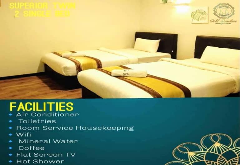 Gill Garden Boutique Hotel ملقا الغرفة الصورة